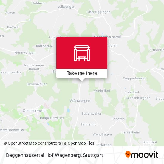 Deggenhausertal Hof Wagenberg map