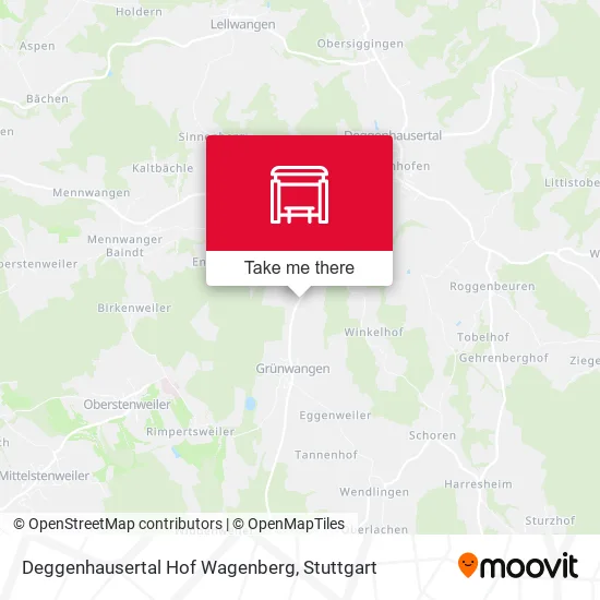 Карта Deggenhausertal Hof Wagenberg