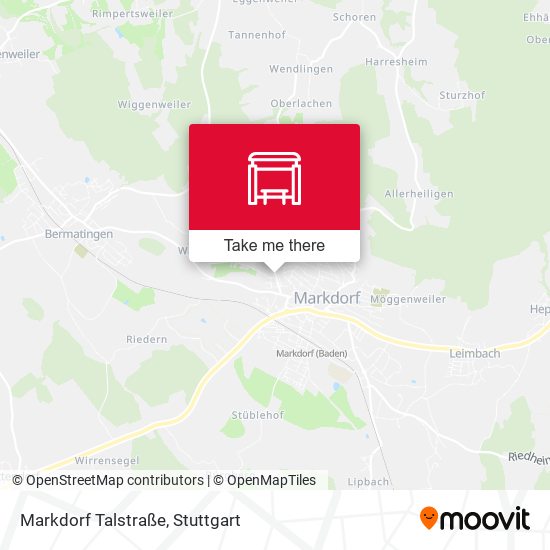 Markdorf Talstraße map