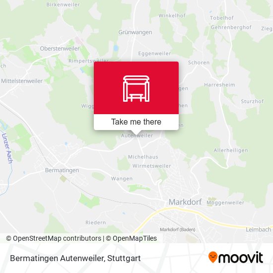 Bermatingen Autenweiler map