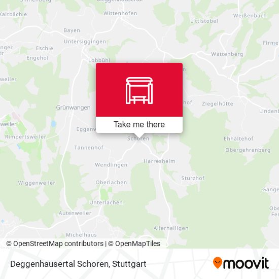 Deggenhausertal Schoren map