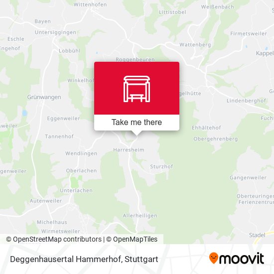 Deggenhausertal Hammerhof map