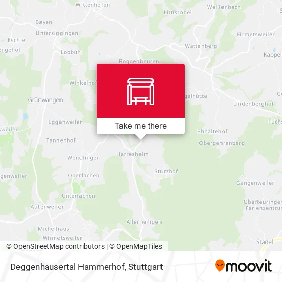 Карта Deggenhausertal Hammerhof