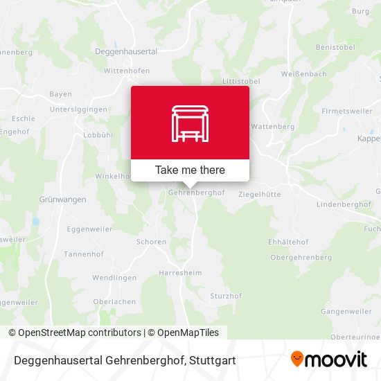 Deggenhausertal Gehrenberghof map