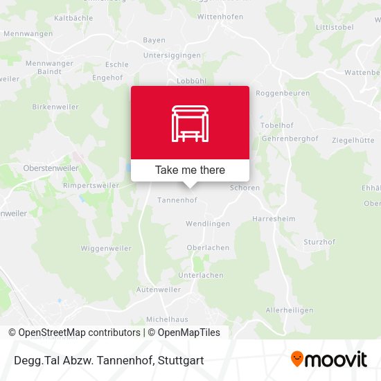 Degg.Tal Abzw. Tannenhof map