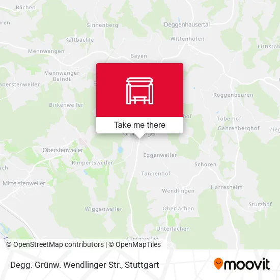Карта Degg. Grünw. Wendlinger Str.