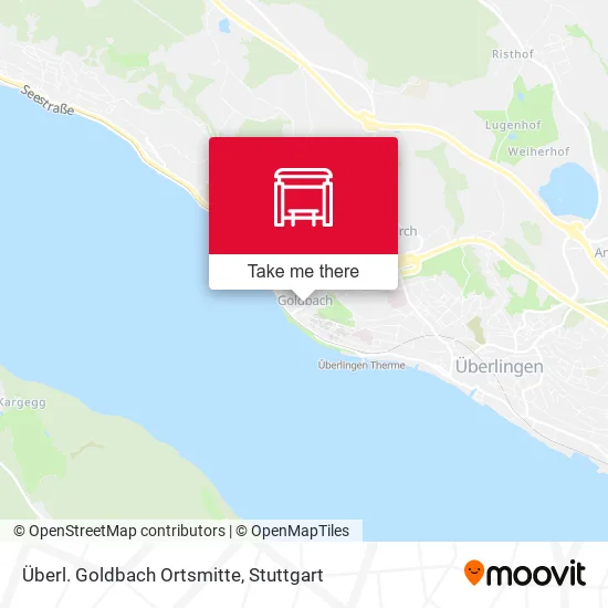 Карта Überl. Goldbach Ortsmitte