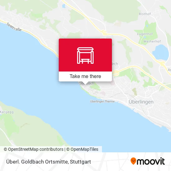 Карта Überl. Goldbach Ortsmitte