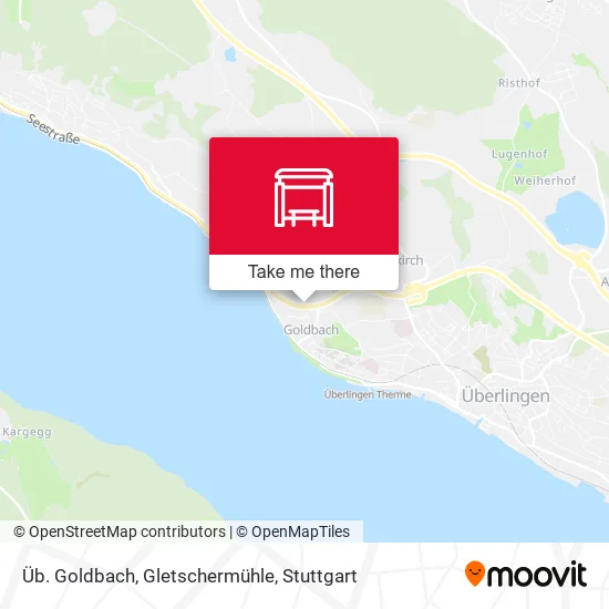 Карта Üb. Goldbach, Gletschermühle