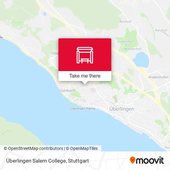 Карта Überlingen Salem College