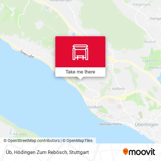 Карта Üb, Hödingen Zum Rebösch