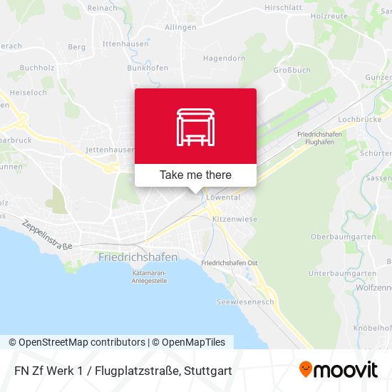 Карта FN Zf Werk 1 / Flugplatzstraße