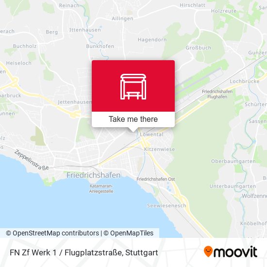 Карта FN Zf Werk 1 / Flugplatzstraße