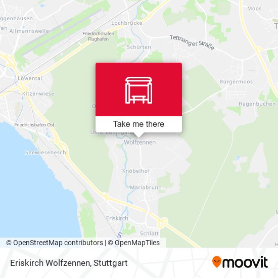 Карта Eriskirch Wolfzennen