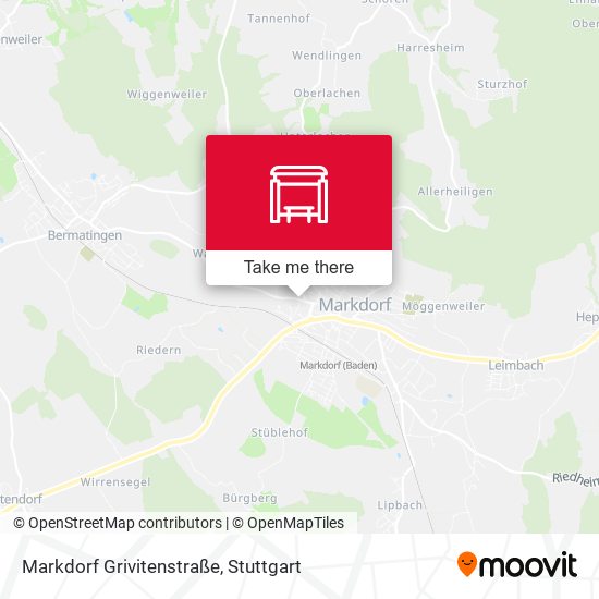 Markdorf Grivitenstraße map