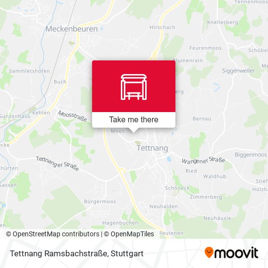 Tettnang Ramsbachstraße map
