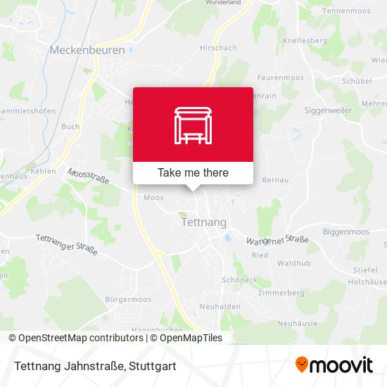 Tettnang Jahnstraße map