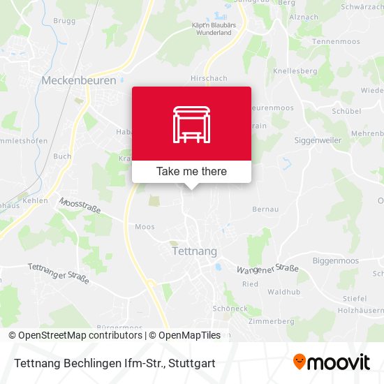 Tettnang Bechlingen Ifm-Str. map