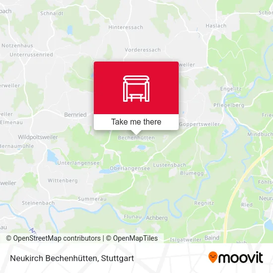 Карта Neukirch Bechenhütten
