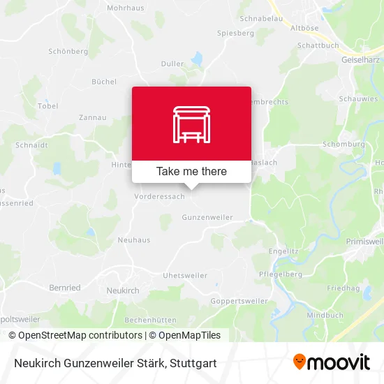 Карта Neukirch Gunzenweiler Stärk