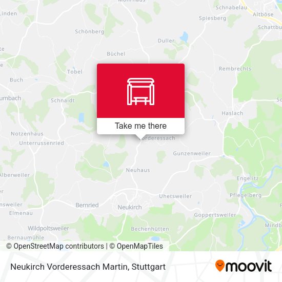 Карта Neukirch Vorderessach Martin