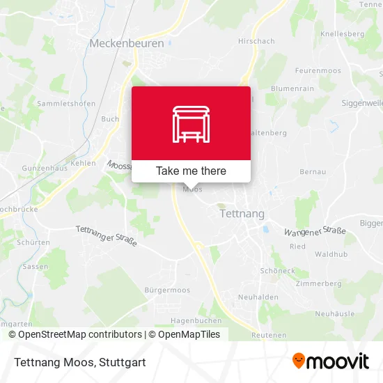 Карта Tettnang Moos