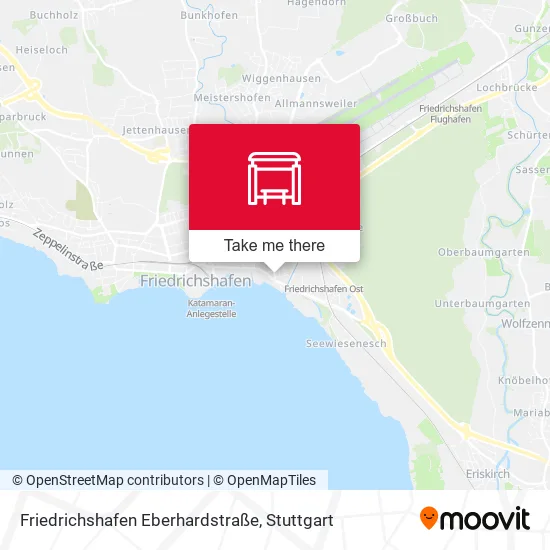 Карта Friedrichshafen Eberhardstraße