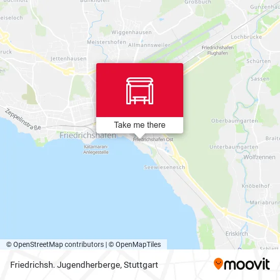 Карта Friedrichsh. Jugendherberge