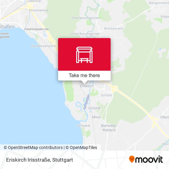 Карта Eriskirch Irisstraße