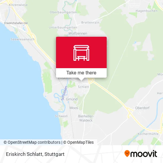 Карта Eriskirch Schlatt