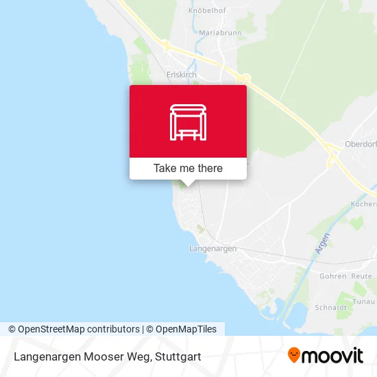 Карта Langenargen Mooser Weg