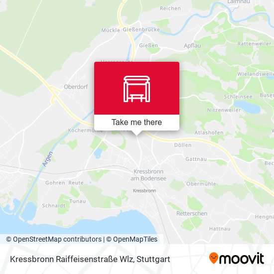 Kressbronn Raiffeisenstraße Wlz map