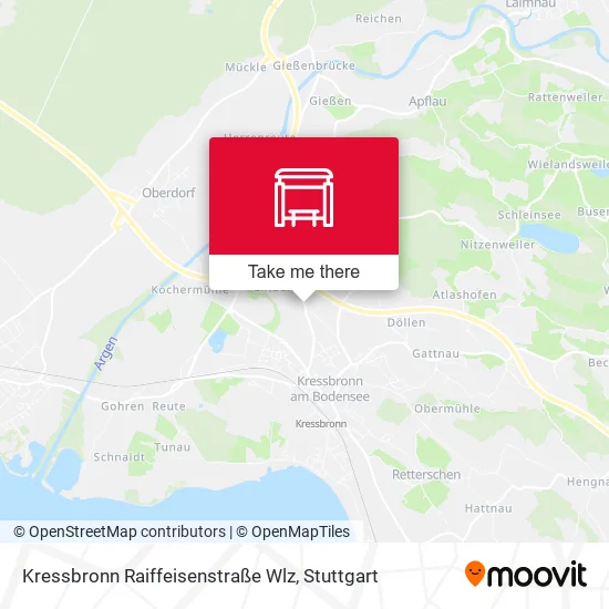 Карта Kressbronn Raiffeisenstraße Wlz
