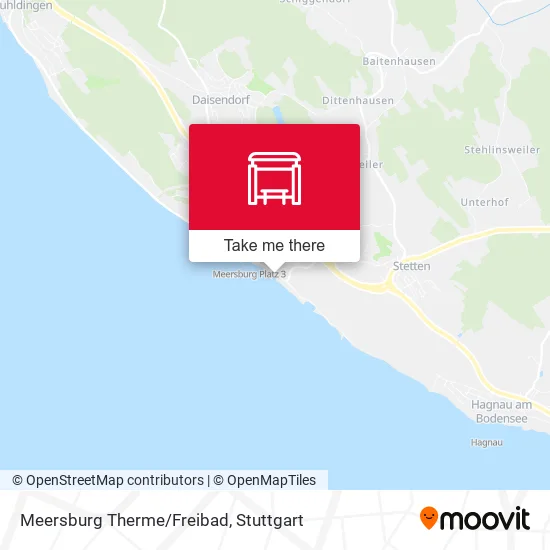 Карта Meersburg Therme/Freibad
