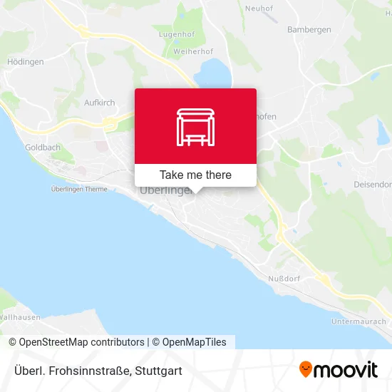 Карта Überl. Frohsinnstraße