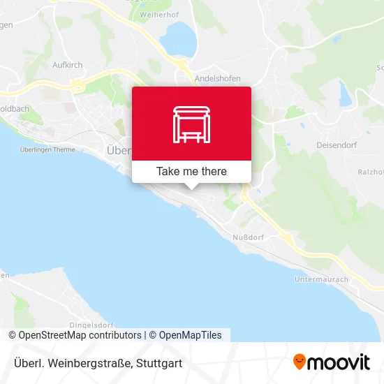 Карта Überl. Weinbergstraße