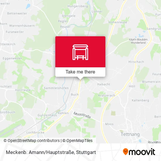 Карта Meckenb. Amann/Hauptstraße