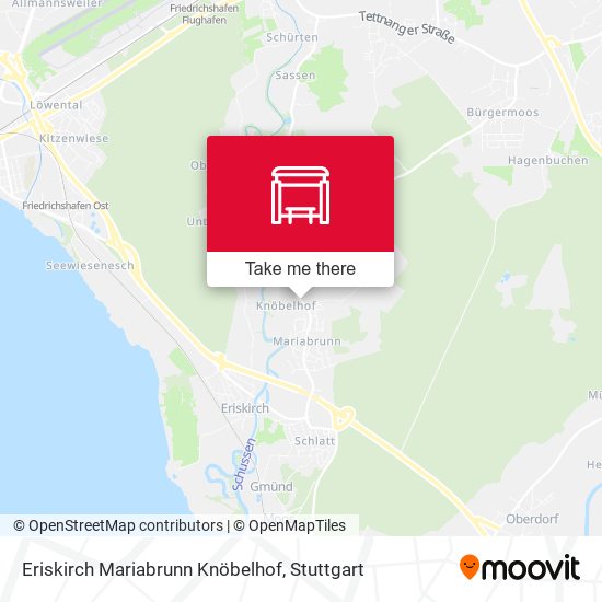 Eriskirch Mariabrunn Knöbelhof map