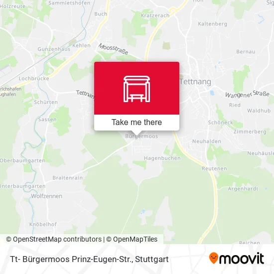 Карта Tt- Bürgermoos Prinz-Eugen-Str.