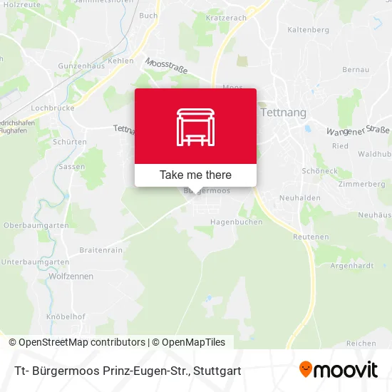 Карта Tt- Bürgermoos Prinz-Eugen-Str.
