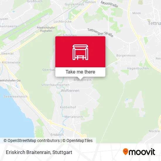 Карта Eriskirch Braitenrain