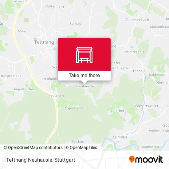 Карта Tettnang Neuhäusle