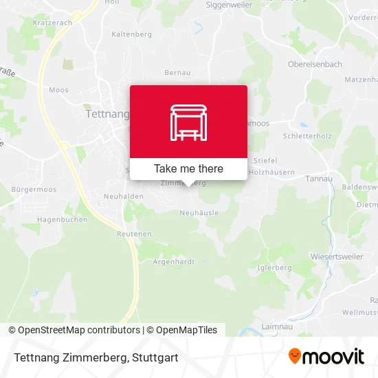 Карта Tettnang Zimmerberg