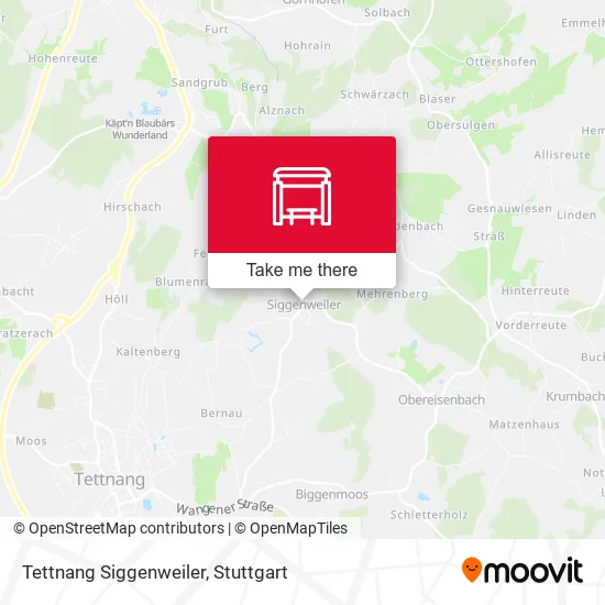 Карта Tettnang Siggenweiler