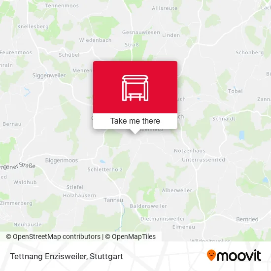 Карта Tettnang Enzisweiler