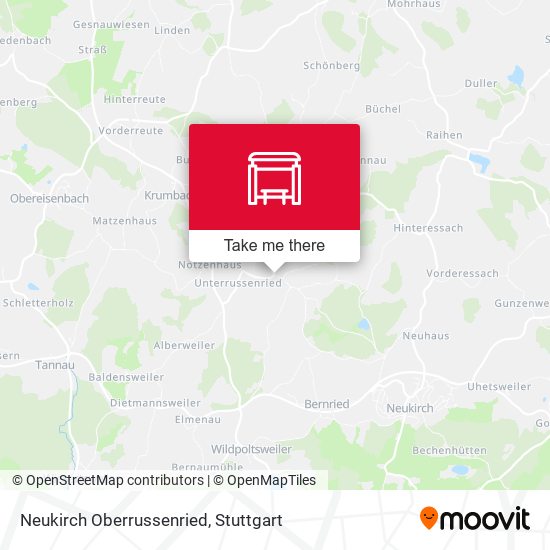 Neukirch Oberrussenried map