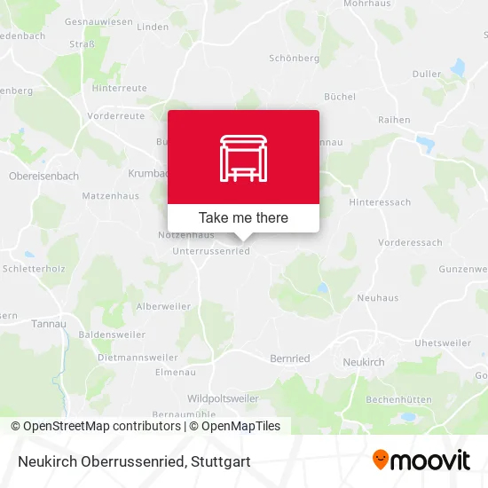 Карта Neukirch Oberrussenried