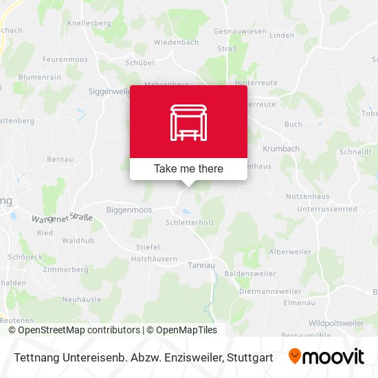 Tettnang Untereisenb. Abzw. Enzisweiler map