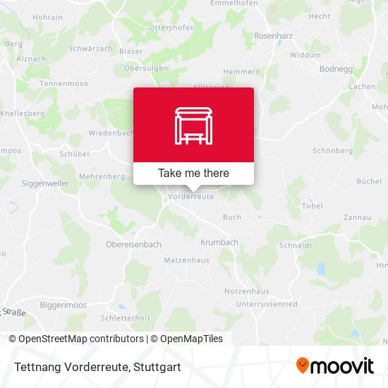 Tettnang Vorderreute map