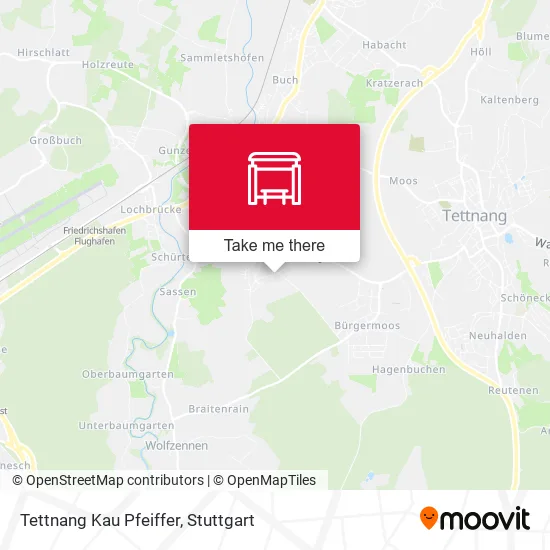 Карта Tettnang Kau Pfeiffer